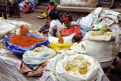 Spice sellers at Dire Dawa market. Ethiopia.