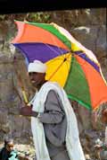 Monk during Timkat.Lalibela. North, Ethiopia.