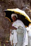 Monk during Timkat.Lalibela. North, Ethiopia.