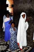 Believers at church during Timkat. Lalibela. North, Ethiopia.