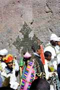 Procession during Timkat. Lalibela. North, Ethiopia.