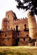 Royal enclosure at Gonder. Ethiopia.