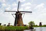 Wind mills. Kinderdijk. Netherlands.