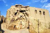 Desert village Kharanagh. Yazd town area. Iran.