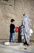 Local people at Kharanagh village. Iran.