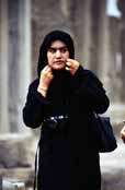Young Iranian girl at Persepolis. Iran.