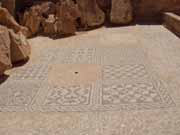 Archaeological Site of Sabratha, Phoenician trading-post was part of the Numidian Kingdom of Massinissa before being Romanized and rebuilt in the 2nd and 3rd centuries A.D. Libya.