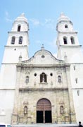 Catedral de la Concepci�n from 16th century at square at Campeche city. Mexico.