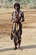 Hamar people at Turmi market. South,  Ethiopia.