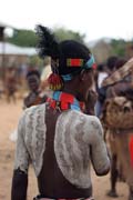 Hamar people at Turmi market. Ethiopia.