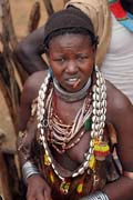 Hamar people at Turmi market. South,  Ethiopia.