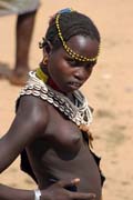 Hamar people at Turmi market. South,  Ethiopia.