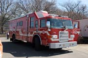 Firemen at Lake Calhoun, Minneapolis, Minnesota. United States of America.