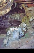 Old graves at cave. Tana Toraja area. Sulawesi, Indonesia.