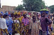 Mango sellers at Monday market at Djenn city. Mali.