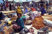 Traditional Monday market, Sgou city. Mali.