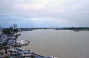 Rejang river at Sibu town. Malaysia.
