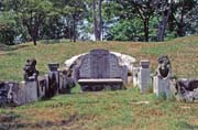 Chinese cemetery at Melaka city. Mainland,  Malaysia.