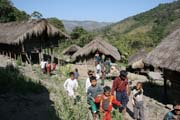 Afternoon at Kyartho village, Chin State. Myanmar (Burma).