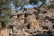 Mountain village Djingliya at Mandara Mountains. Cameroon.