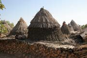 Inside King palace at Oudjilla village. Cameroon.