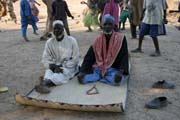 At street at Maga village. Cameroon.