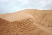 Sand dunes at south coast of Socotra (Suqutra) island. Yemen.