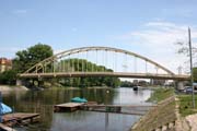 Raba River, Gyor Hungary.