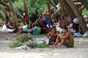 Beach life, El Oasis village. Cuba.