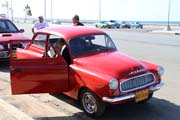 Old model of Czech car koda, Havana. Cuba.