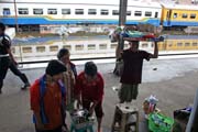 At Gambir train station. Jakarta. Java, Indonesia.