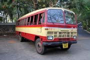 Tata bus. Kovalam.Old  India.