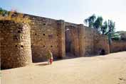 Walls and gate of old Harar. Ethiopia.