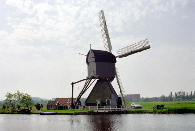 Wind mill. Kinderdijk. Netherlands.