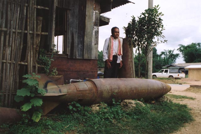 Hunter with his catch. Laos.