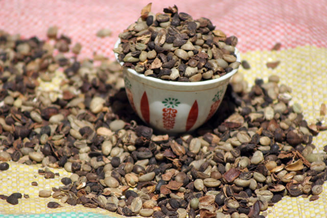 Coffee, Chencha market. South,  Ethiopia.