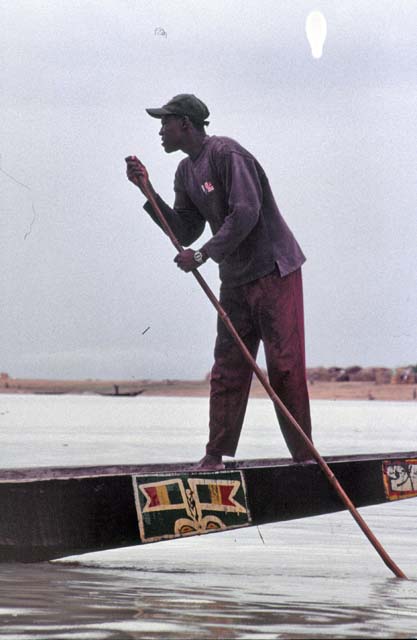 Life at Niger river. Mali.