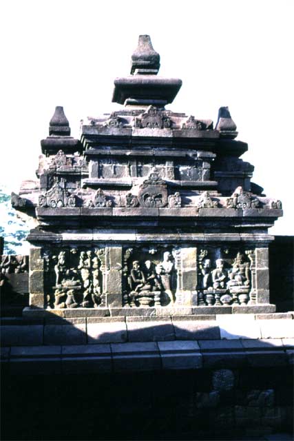 Borobudur temple. Java,  Indonesia.