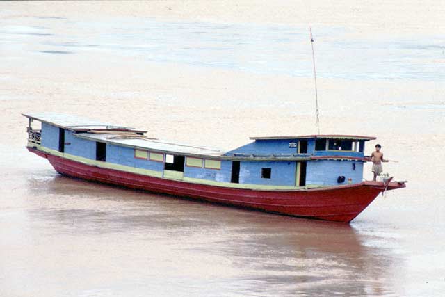 Mekong river in north Laos. Laos.