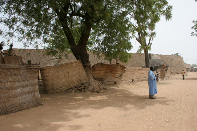 View to the king's palace at Rey Bouba village. Rey Bouba is traditional Fulani principality (lamidat). Cameroon.
