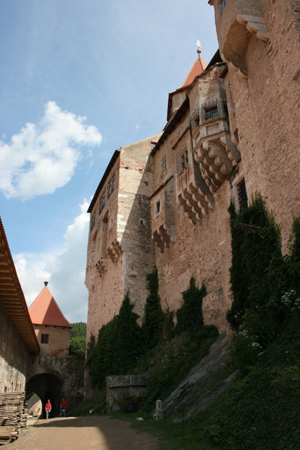 Pernstejn Castle, founded in 13th century is is one of the best-preserved Gothic-Renaissance forts in Europe. Nedvedice. Czech Republic.