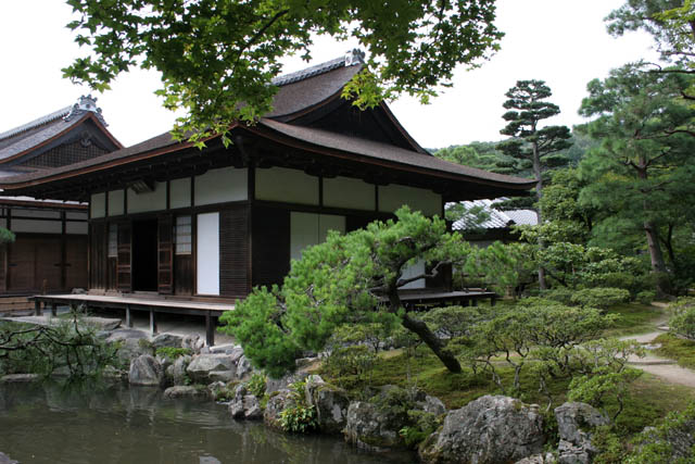 Ginkaku-ji temple (Temple of Silver Pavilon), Kyoto. Japan.