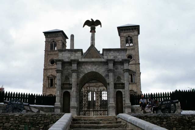 Rova - royal palace, Antananarivo. Madagascar.